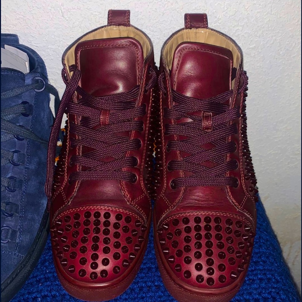 Red bottoms sneakers sz 8